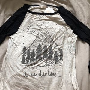 Altar’d state “Wanderlust” babeball t